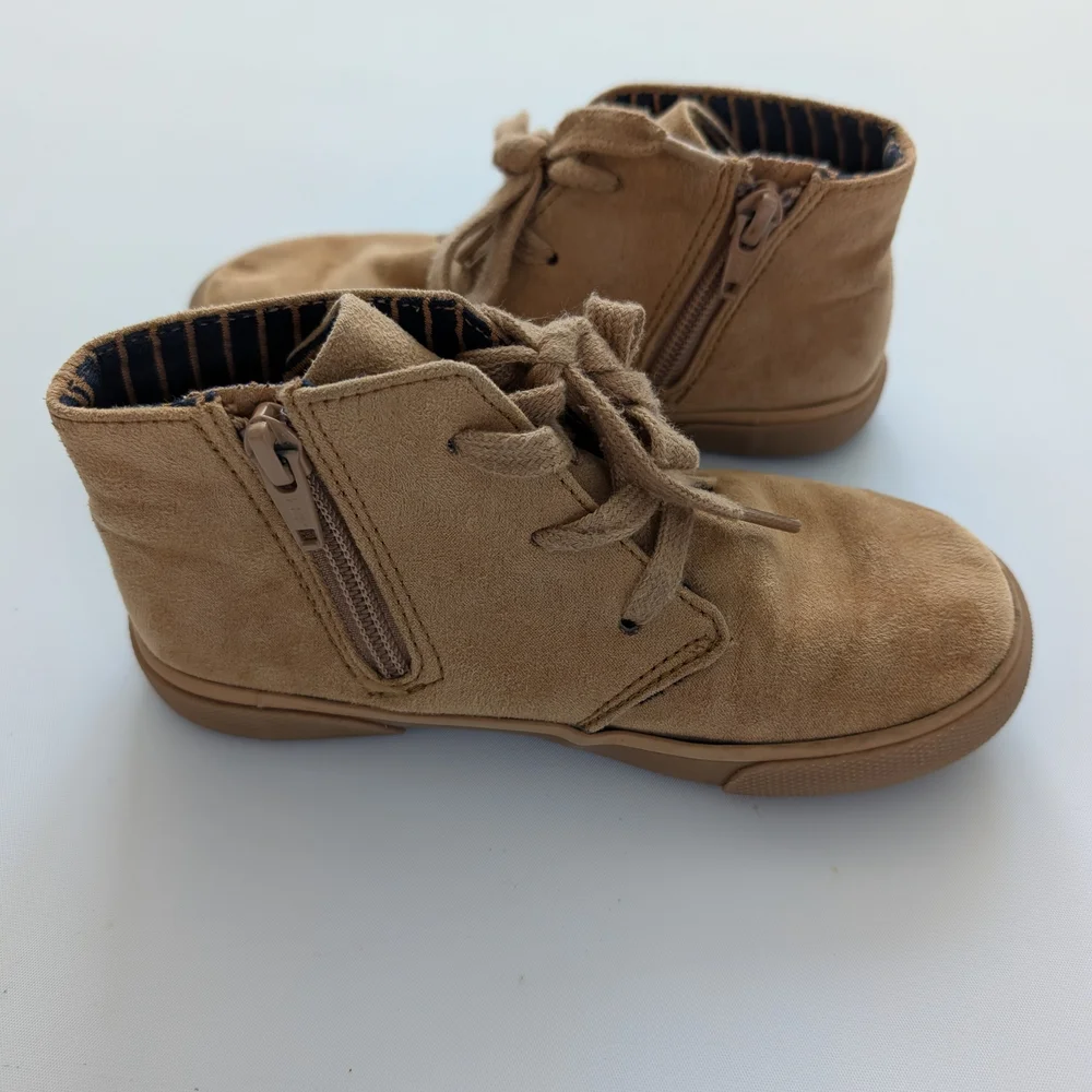 Cat & Jack Tan Kids Boots - 11